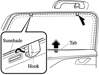 mazda cx 9 visor replacement