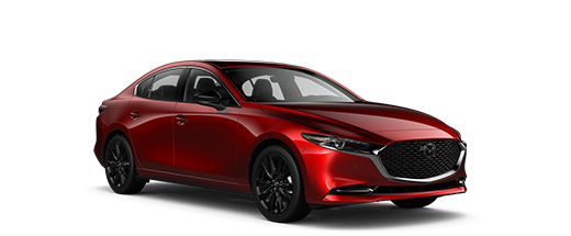 Mazda3 berline compacte rouge vibrant