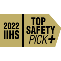 2022 IIHS TOP SAFETY PICK Plus award
