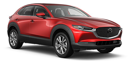 Soul Red Crystal Metallic Mazda CX-30 GT