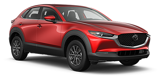 Soul Red Crystal Metallic Mazda CX-30 GX